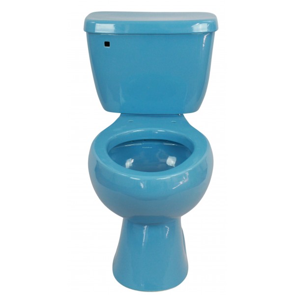 Elongated Comfort Height Toilet Azul Cielo